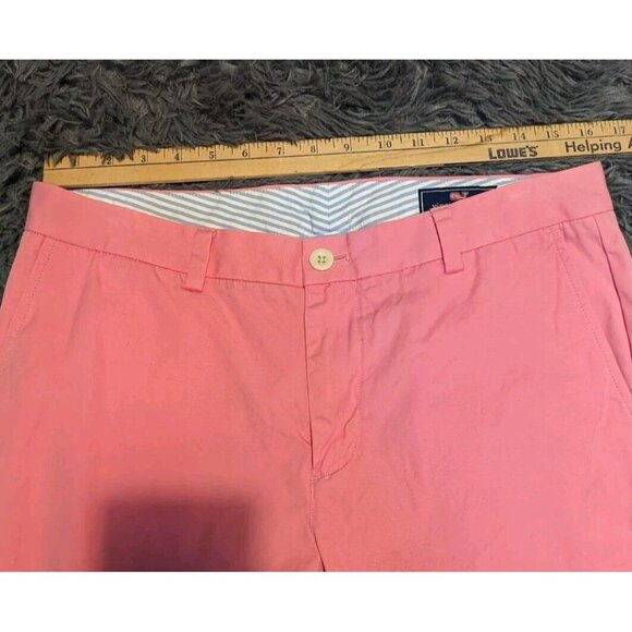 Vineyard Vines Slim Fit Chino Salmon Pink Breaker Pants Men's Size 34X32 EUC! - Picture 11 of 11